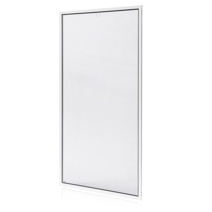 The Insect Screen Window – in frame is a rectangular, vertically oriented screen with a fine translucent mesh and a thin white border. It features a smooth, modern frame design and is shown against a plain white background.